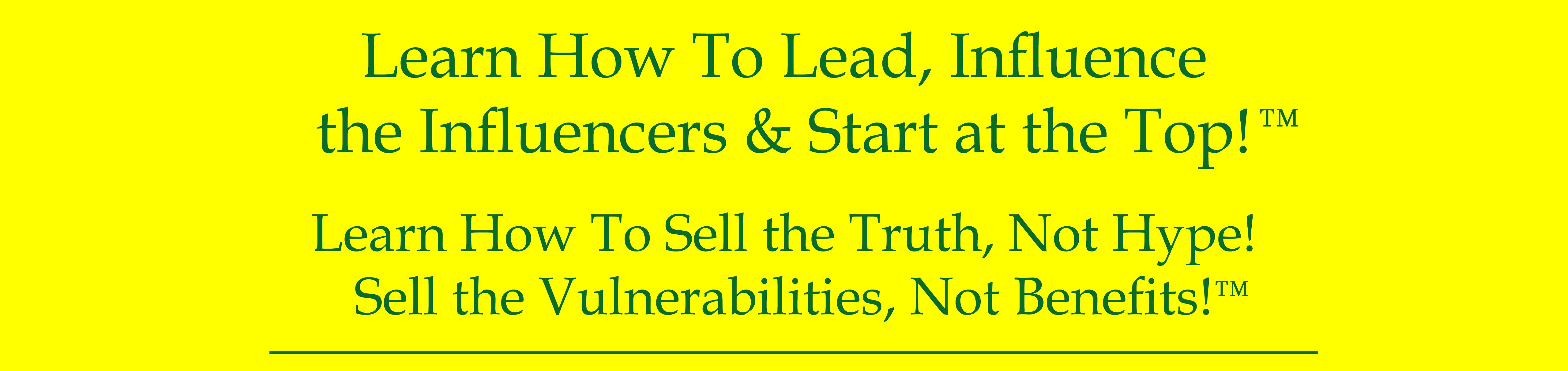 Learn Lead Influence Start Top Learn Lead Influence Start Top